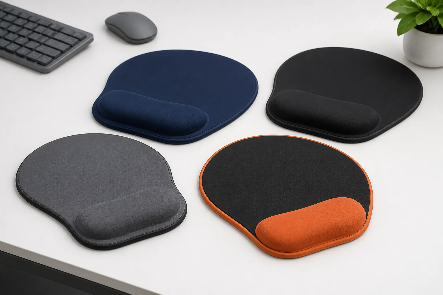 Ergonomic wrist rest mouse pads with soft support for OEM brand production