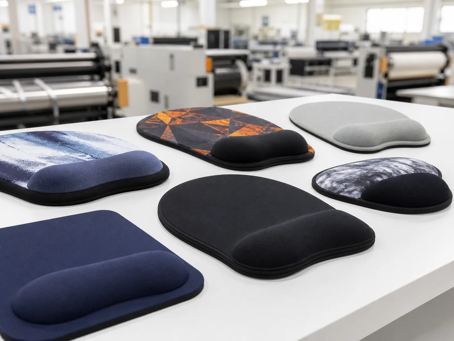 Custom wrist rest mouse pads for ergonomic office accessory brands